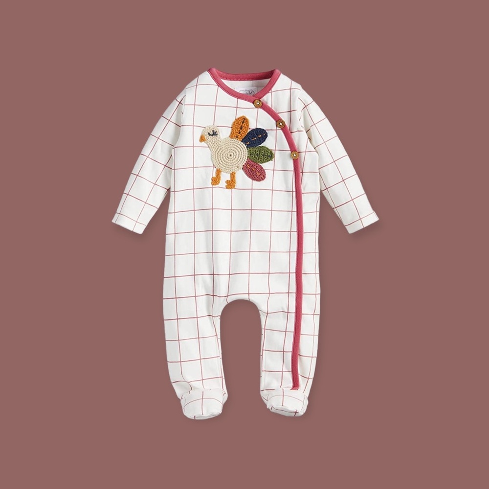 🦃NWT Mud Pie Turkey Footsie🦃
